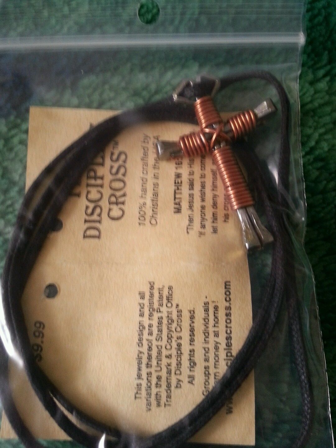 image of Copper Cross Necklace